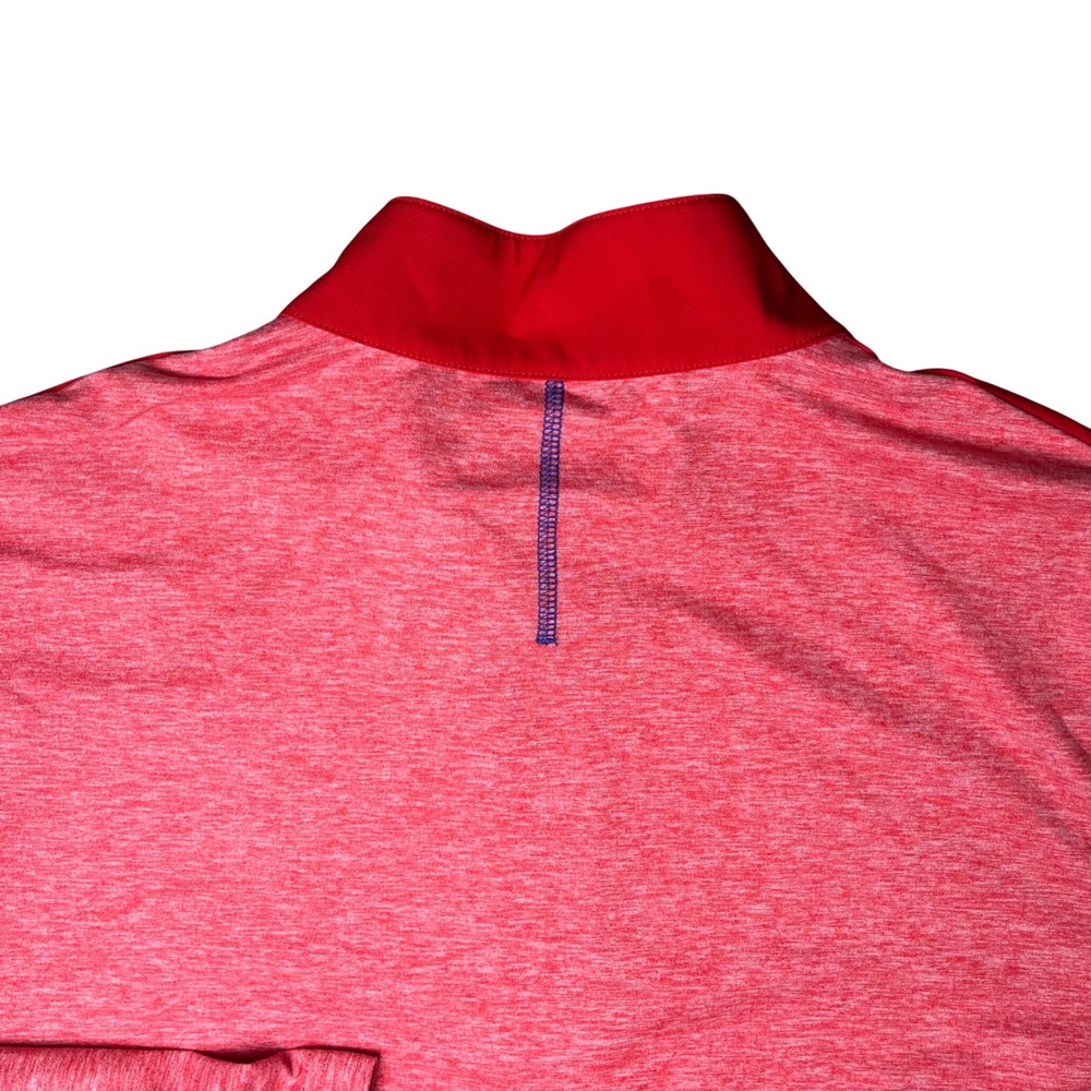 Fanatics Philadelphia Phillies Pullover Mens Large Red Quarter Zip MLB Logo - Picture 6 of 9
